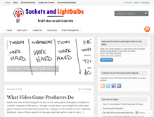 Tablet Screenshot of blog.socketsandlightbulbs.com